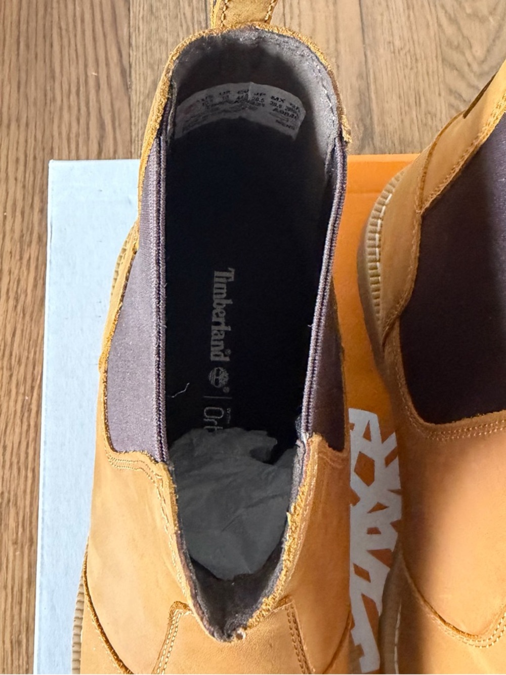 Timberland Redwood Falls Mid Chelsea Boot Wheat Men’s Size 10.5 M - Picture 10 of 13